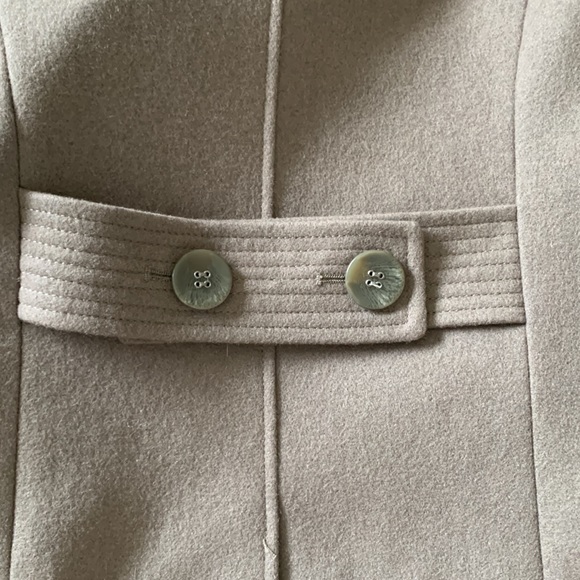 KENNETH COLE REACTION WOOL-BLEND PEA COAT - Picture 3 of 7